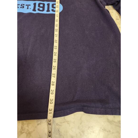 Champion Mens Navy Blue Crew Neck Long Sleeve Pullover T Shirt‎ Size 2XL - Picture 5 of 5